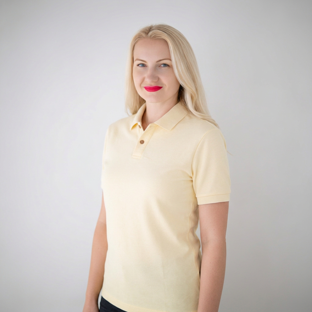 Butter Cream Women's Polo Shirt