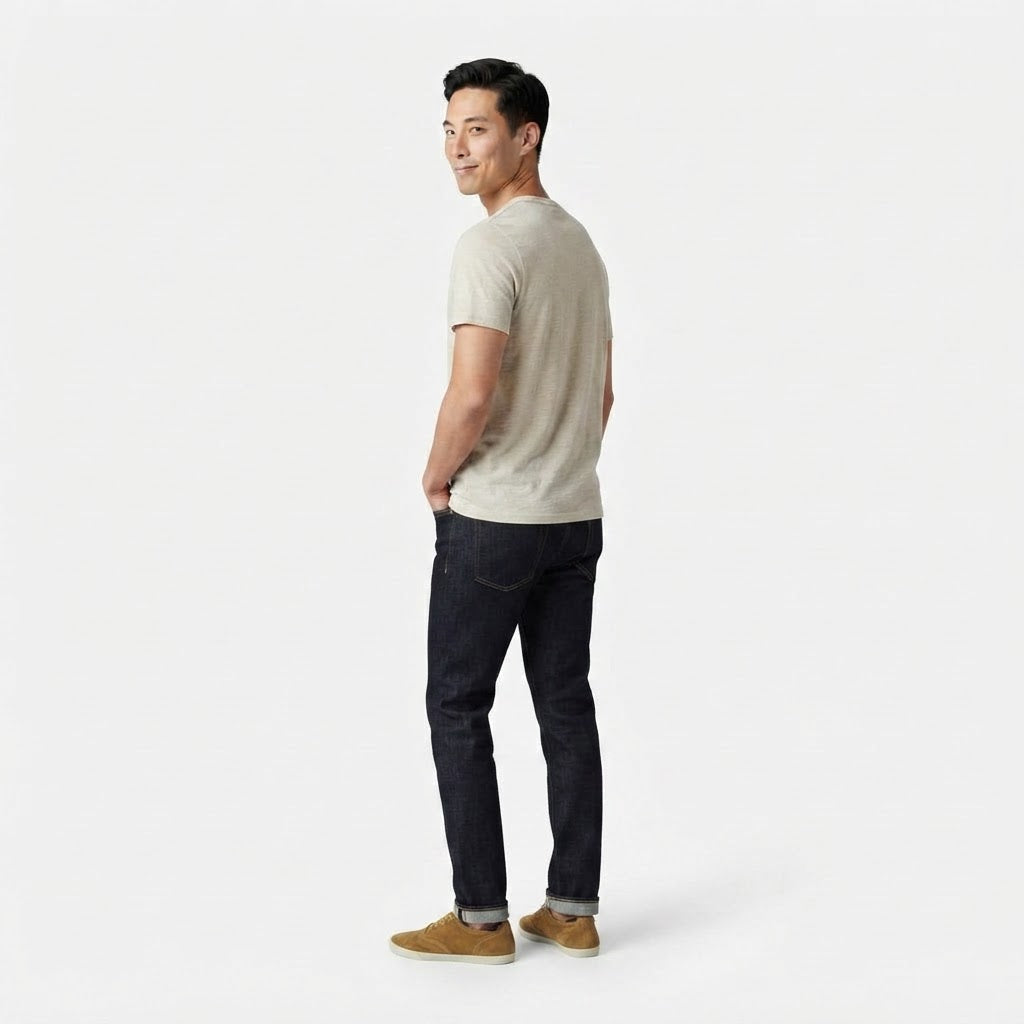 Camel Canvas Oxford Sneaker